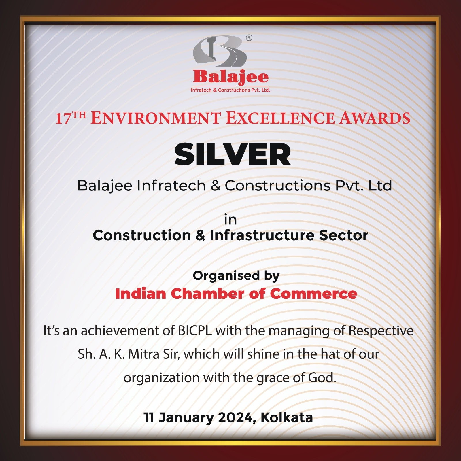 Balajee award and recognition 6