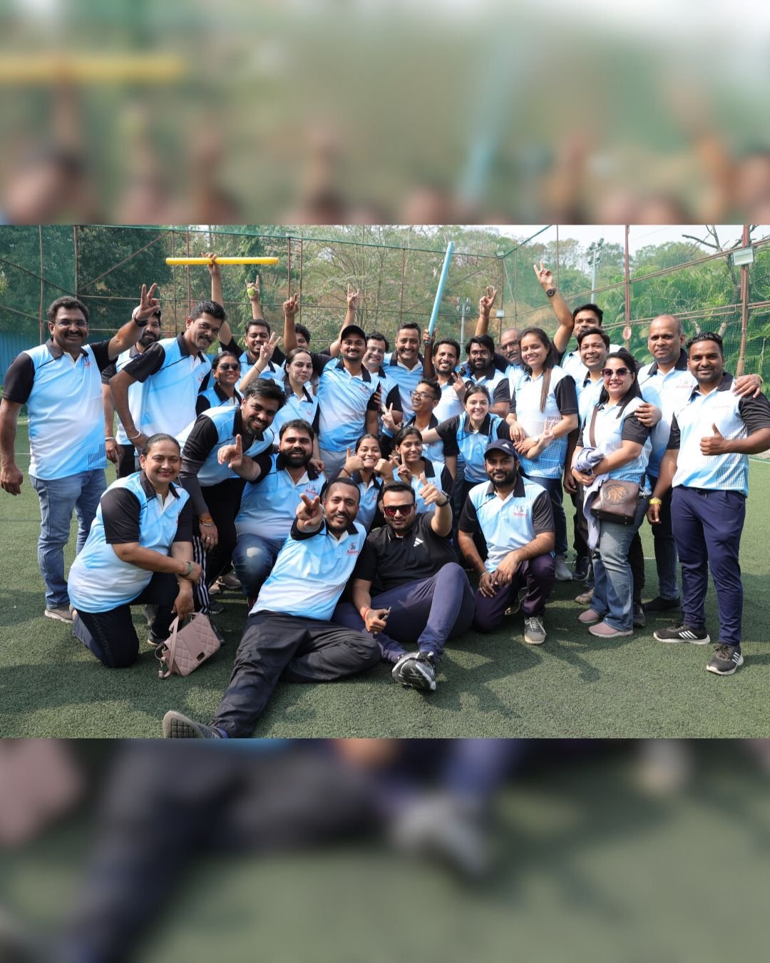 Balajee colleagues gathered for an outdoor group photo