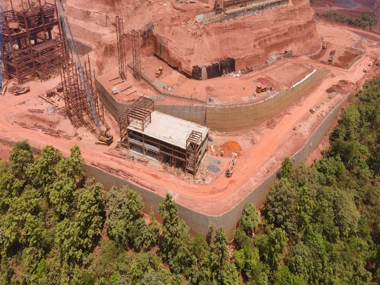 Civil Infrastructure works for Iron Ore Slurry Preparation Plant at Sagasahi, Odisha